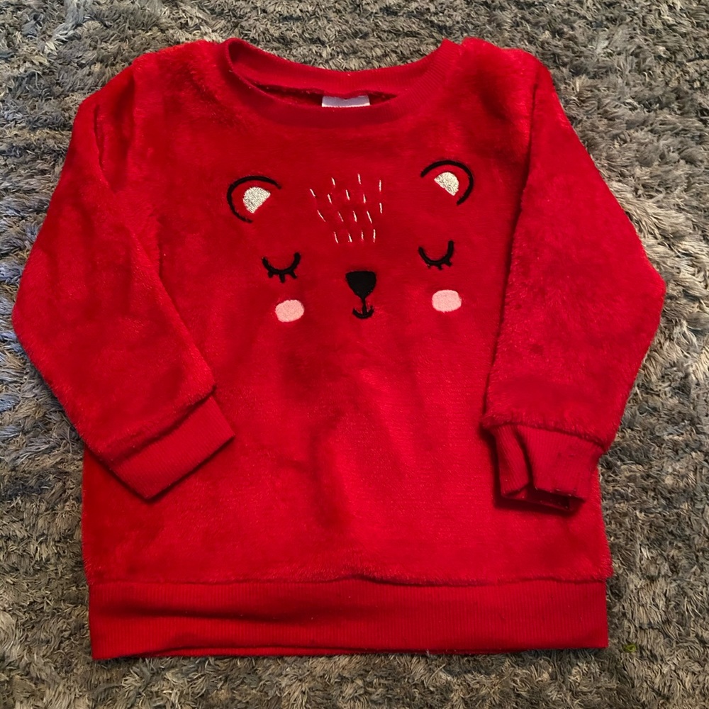 Cozy red sweater
